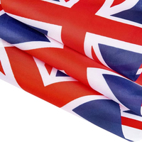 Guirlande de drapeaux personnalisée pas chère pour décoration de fête, forme triangulaire ou rectangulaire, drapeau patriotique britannique