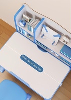 Ensemble de bureau et chaise d'étude colorés pour enfants, réglables en hauteur, pour la maison, la chambre à coucher
