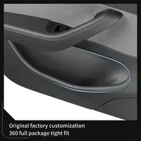 Boîte de rangement pour porte en TPE pour Tesla Model Y Juniper 2025, organiseur de fente de porte, étanche à l'eau et à la poussière, installation facile, accessoires intérieurs