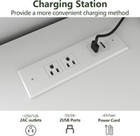 Commode à 9 tiroirs avec prise électrique
