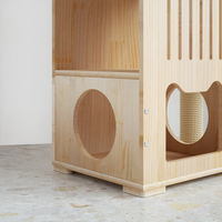 Arbre à chat multifonctionnel et maison pour chat, fabrication directe usine, OEM ODM