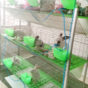 YYC Ensemble complet galvanisé à chaud sans fumier nettoyage lapin élevage ferme lapin Cage - Product Image 6