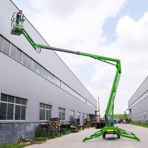 Plataforma Elevadora Araña Eléctrica de 33 m con Certificación CE, Plataforma Elevadora Araña Móvil de 30 m, Plataforma Elevadora Araña Pequeña de 33 m con Motor Diésel, Elevador de Personal Remolcable para Uso en Interiores - Product Image 5