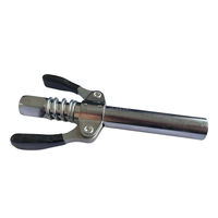 WZAUTO Verrouillage et déverrouillage rapide 120mm Version étendue Pince de verrouillage haute pression Buse d'huile à double poignée Buse de pistolet à graisse
