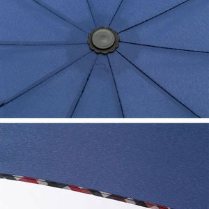 Parapluie de pluie promotionnel le plus vendu, transparent, adulte, nouveau design, pliable, noir, double couche, ouverture et fermeture automatiques - Product Image 6