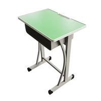 Ensemble de mobilier scolaire ergonomique moderne de haute qualité, bureau et chaises pour étudiants avec structure en métal pour les élèves du primaire et du secondaire