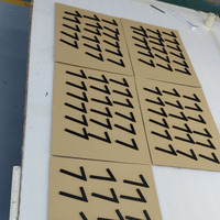 Chiffres en aluminium massif peints avec précision, artisanat méticuleux, qualité supérieure pour la signalétique hôtelière, enseignes d'identification personnalisées