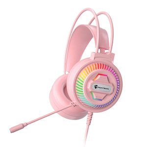 Pantsan PSH-400 Wired Gaming Headset With <b>Mic</b> For <b>PC</b> Laptop Mobile 7.1 Surround Sound RGB Lighting Headband Style - Product Image 1