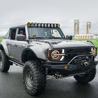 Barre lumineuse LED modulaire KC personnalisée de 52 pouces, modèle rond, tout-terrain, 4x4, IP67, pour Spot Wrangler SUV Ford Accessoires ATV UTV