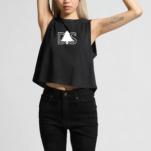 Vente en gros de t-shirts courts sans manches pour femmes de haute qualité, pour le yoga, l'entraînement sportif, en coton, décontractés, respirants, pour la salle de sport, le sport, le fitness - Product Image 3