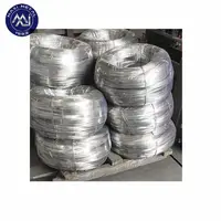 Alambre de aluminio 2024 5058 6061 7075/varilla de alambre Lisa 0,2-10mm en bobinas, alambre bonsái, venta al por mayor