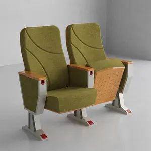 Customized Modern Auditorium Chair Movie Theater Seating Elegant Luxury Full Upholstery