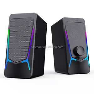 Haut-parleurs USB 2.0 pour ordinateur portable et de bureau, qualité sonore supérieure, multimédia, avec éclairage - Product Image 4