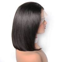Pelucas cortas bob SDD al por mayor de cabello humano, pelucas frontales de encaje HD 13x4 4x4 de cabello humano, pelucas sin pegamento de cabello humano con cutícula alineada