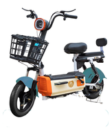Scooter électrique léger sans balais 3 vitesses 350/500W, autonomie 48V 50KM, petit cyclomoteur électrique 14 pouces, design rétro Mecha pour étudiants, adultes et femmes