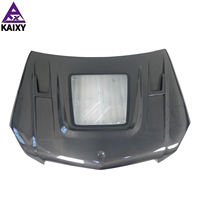 Capot en fibre de carbone de style transparent pour capot de moteur de voiture Mercedes Benz W204 C63 AMG
