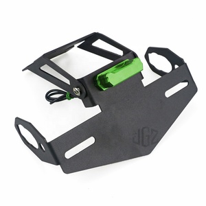 Support arrière de plaque d'immatriculation de moto avec support de montage de lumière LED pour <span class=keywords><strong>KAWASAKI</strong></span> <span class=keywords><strong>Z650</strong></span> <span class=keywords><strong>NINJA</strong></span> 650 accessoires - Product Image 1