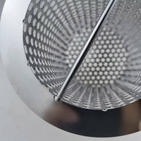 Panier filtrant perforé en acier inoxydable 304 316L facile à installer pour le traitement des eaux usées