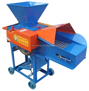 Animal food feed grinder chaff cutter machine for cow sheep paddy straw cutting grass hay corn maize silage wheat stalk chopper