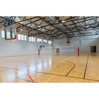 Estructura de acero prefabricada, salón deportivo, instalaciones de práctica interior, construcción