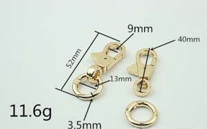 Zinc Alloy Dog Collar Buckles <strong>Swivel</strong> <strong>Hooks</strong> Hardware Lobster <strong>Clasps</strong> Keychain Bag Chain Snap <strong>Hook</strong> - Product Image 6