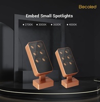 Nouveau modèle de projecteur LED miniature d'extérieur, IP66, étanche, résistant aux intempéries, éclairage paysager, haute luminosité, à intensité variable