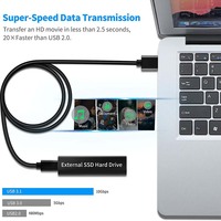 Kabel pengisi daya pintar USB-C 5A, kabel USB pengisian daya Cepat 3A 5V, earphone komputer & ponsel, untuk ponsel