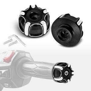 Embouts de guidon rayés pour <span class=keywords><strong>Can</strong></span>-<span class=keywords><strong>Am</strong></span> <span class=keywords><strong>Spyder</strong></span> F3 RT ST 2015-2023, RT-L 2012-2023, accessoires de poignées - Product Image 3