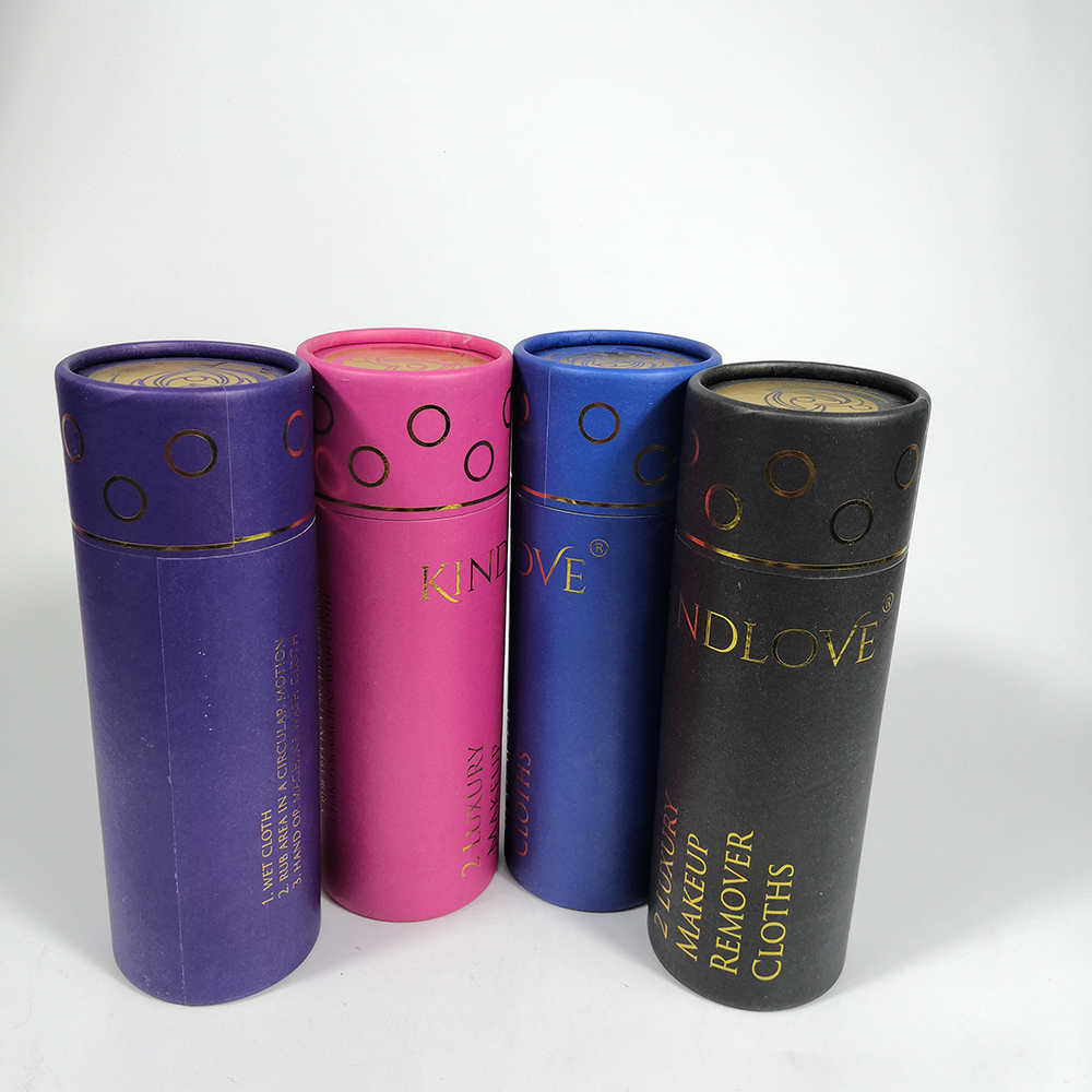 Custom design cardboard paper tube gift box cylinder paper <span class=keywords><strong>can</strong></span> packaging box - Product Image 4