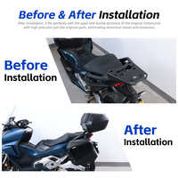 Accessoires de moto OEM, boîte arrière robuste de 50 L, ensemble de sacoches latérales de rangement, grande capacité, coffre supérieur pour Honda NSS750