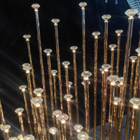 Lumière de décoration de mariage à 8 têtes / 10 têtes, LED romantique, chemin de marche, fond de scène, décoration lumineuse pour mariage, fête, décoration de la maison