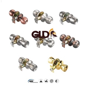 Easy Install Indoor Room <strong>Lock</strong> Stainless Steel Handle Ball <strong>Knob</strong> <strong>Lock</strong> Cylindrical Round Door <strong>Knob</strong> <strong>Lock</strong> - Product Image 2