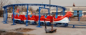 Parque de Atracciones Mini Sliding Dragon <span class=keywords><strong>Train</strong></span> Dragon Coaster Montaña rusa barata - Product Image 6