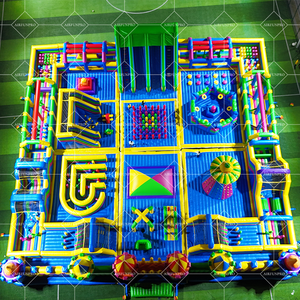Château gonflable géant commercial pour intérieur/extérieur, aire <span class=keywords><strong>de</strong></span> jeux, parc d'attractions - Product Image 3