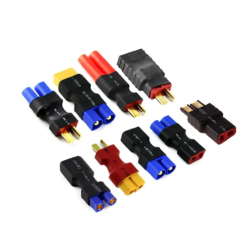 Wireless 2Pin Mini Tamiya Deans T Plug XT90 XT60 XT30 Connector Transfer Converter Male To Female Adapter For Rc Lipo Battery