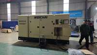 Générateur de gaz de prix usine groupe électrogène triphasé silencieux de haute qualité Weichai 50kw 60kw