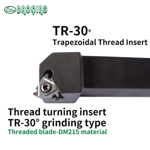 Chengdu DaoQin Công Cụ Cắt Trapez DIN103 Bên Ngoài <span class=keywords><strong>TR</strong></span>-30 Độ <span class=keywords><strong>TR</strong></span> <span class=keywords><strong>Threading</strong></span> Quay Chèn Threadlathe Máy Công Cụ Cắt - Product Image 5