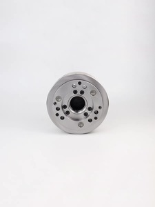 Đài Loan Tự Động Mạnh Mẽ Điện 3 Hàm 4 Hàm Rỗng Thông Qua Lỗ Rắn Tự Định Tâm Ngang Máy Tiện Dọc Máy Tiện Thủy Lực Chuck - Product Image 6