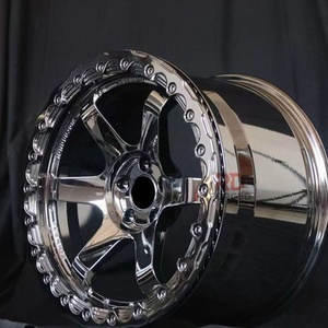 <span class=keywords><strong>Jantes</strong></span> forgées monobloc chromées personnalisées 18 20 22 pouces 5X120 Drag Racing pour BMW M3 M4 F30 F80 G20 G21 G22 G23 G80 G82 - Product Image 3