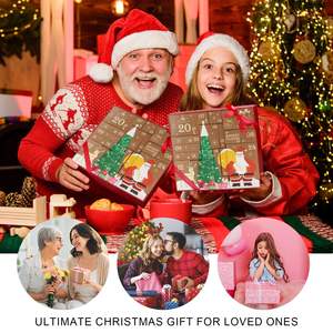 Boîte <span class=keywords><strong>de</strong></span> <span class=keywords><strong>calendrier</strong></span> <span class=keywords><strong>de</strong></span> <span class=keywords><strong>l</strong></span>'<span class=keywords><strong>avent</strong></span> <span class=keywords><strong>de</strong></span> Noë<span class=keywords><strong>l</strong></span> en papier cartonné écologique imperméable, design Père Noë<span class=keywords><strong>l</strong></span> pour le compte à rebours <span class=keywords><strong>de</strong></span> Noë<span class=keywords><strong>l</strong></span>, cadeau - Product Image 4