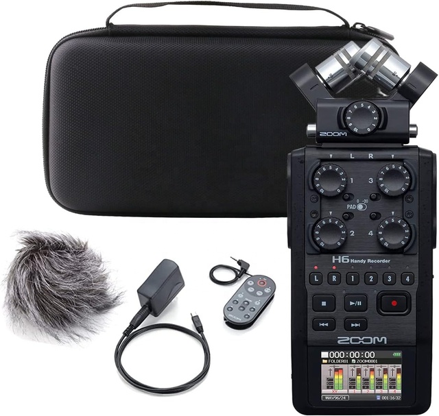 Custom Zoom H6 Portable Studio Handy Recorder Carrying Case Hard EVA Tool Case for Travel Customizable
