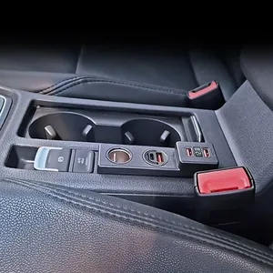 Station d'accueil Vtear pour voiture, double prise allume-cigare 12V, accessoires de décoration intérieure, accessoires auto pour Volkswagen <span class=keywords><strong>Golf</strong></span> <span class=keywords><strong>7</strong></span> Mk7 - Product Image 6
