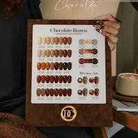 Kit de vernis à ongles gel UV Danny Coll en gros, 30 couleurs, marron chocolat, café automnal, nude marron