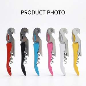 Sacacorchos Portátil Multifuncional Personalizado para Camareros - Incluye Cortador <span class=keywords><strong>de</strong></span> Papel <span class=keywords><strong>de</strong></span> Aluminio y Abridor <span class=keywords><strong>de</strong></span> Botellas para Vino y Cerveza - Product Image 1