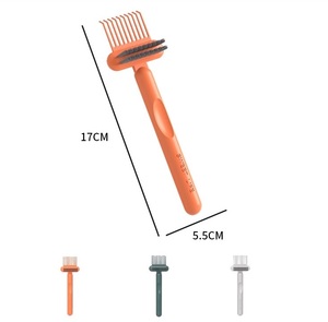 Pulitore per Pettine 2-in-1 con Spazzola e Setole per Rimuovere Capelli, Polvere e Sporco, per Casa e Salone G25-753 - Product Image 3