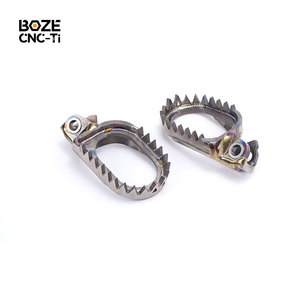 Repose-pieds en titane <span class=keywords><strong>KO</strong></span> V E pour moto tout-terrain, motocross, dirt bike, haute résistance, couleur naturelle légère - Product Image 3