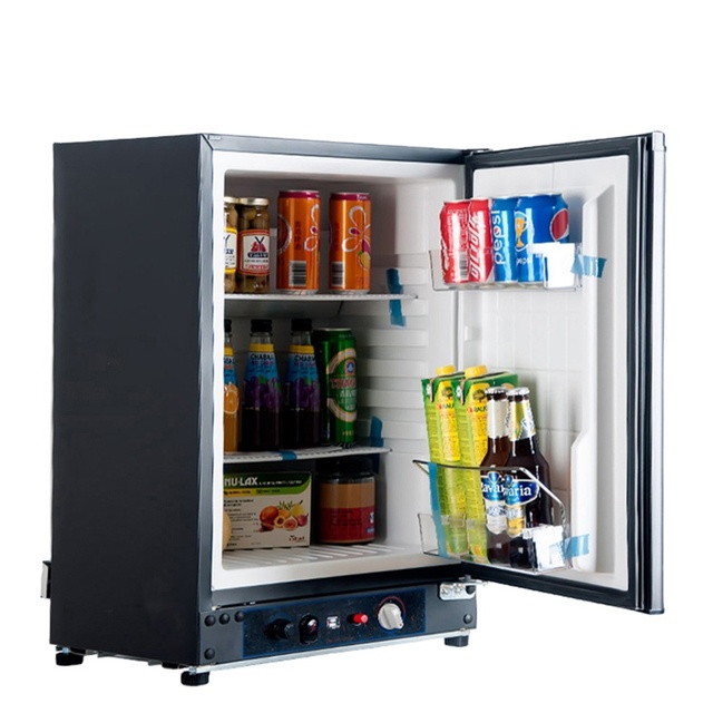 Smeta 42L 60L 100L Portable Mini Propane Fridge 12V AC DC LPG Absorption Gas Fridge Refrigerator