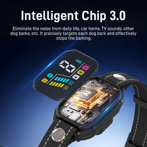 KI-gesteuertes Anti-Bell-Halsband mit 3 Trainingsmodi, einstellbaren Stufen und LCD-Bildschirm - Product Image 4
