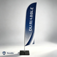 Drapeau Triton Blade pour usage commercial, bannière promotionnelle extérieure pour entreprises