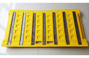 Heavy Duty Portable Yellow HDPE Wheelchair <b>Ramp</b> High-Intensity Prismatic Visibility 13kg Lightweight 500kg Load Capacity for - Product Image 4